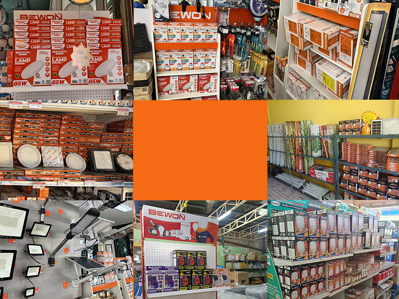 อุปกรณ์ไฟฟ้า หลอดไฟ สปอร์ตไลท์ โซล่าเซลล์ | Bewon Lighting