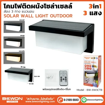 ไฟติดผนัง-โซล่าเซลล์-8W3CTB
