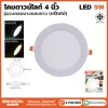 ดาวน์ไลท์สลิมหรี่ไฟ กลม 9W